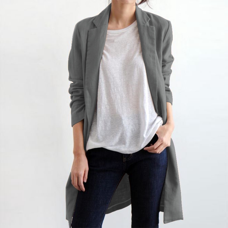 🎀🎀 Women Solid Color Casual Long Sleeve Jacket Plus Size🎀🎀 | BigBuy360 - bigbuy360.vn