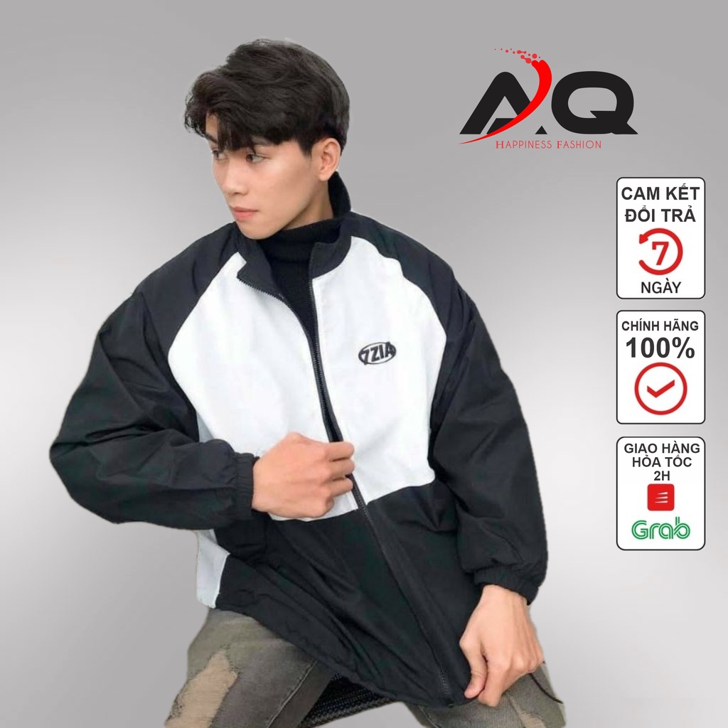 Áo Bomber Jacket Khoác Dù 7.ZIA TMS Unisex áo gió nam nữ 2 lớp chống nắng- AQ STORE