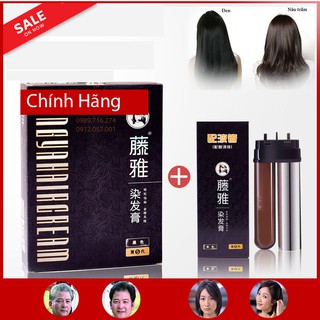 Siêu phẩm Lược nhuộm tóc thông minh Tengya105+Tặng kèm lõi trị giá 600k (Nhuộm đen)
