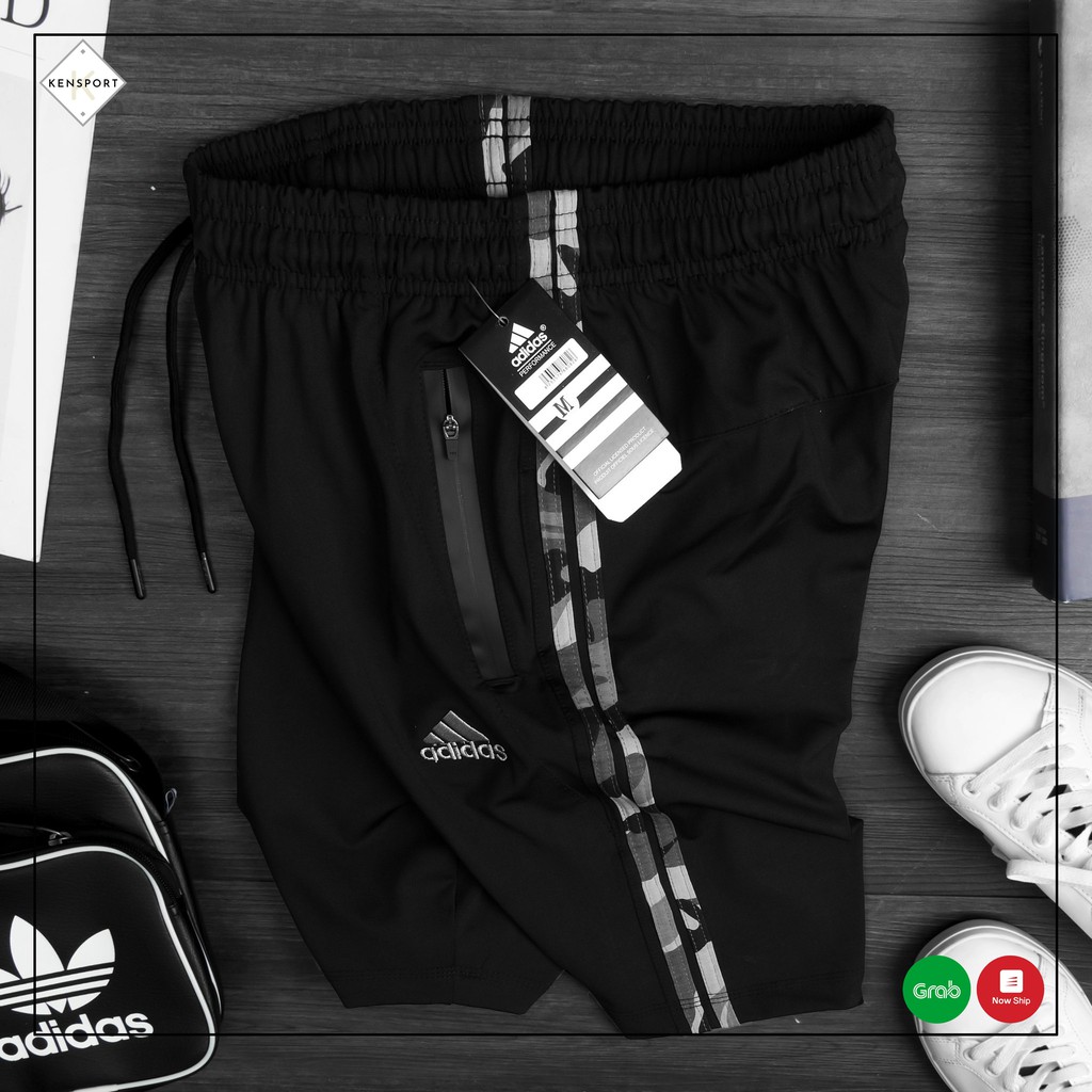 Quần short thun thể thao nam, Quần đùi nam thun poly thoáng mát thấm hút mồ hôi cao cấp co dãn 4 chiều - QS28 | BigBuy360 - bigbuy360.vn