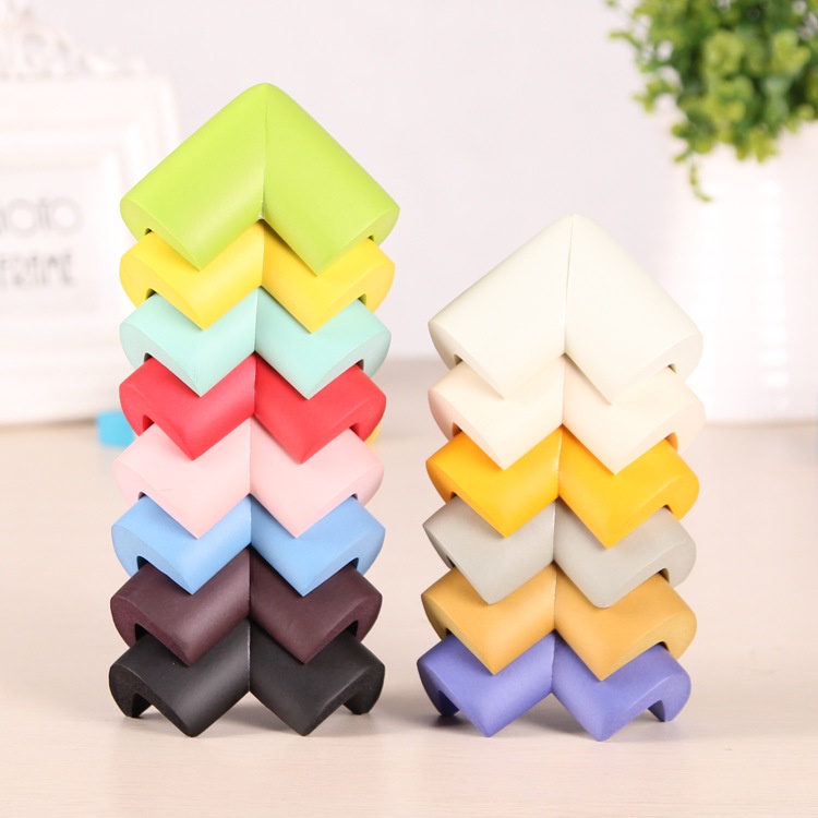 Set 4 miếng Bịt Góc Bàn Mút Xốp hình chữ L Cao Cấp, chống va đập, bảo vệ an toàn cho trẻ