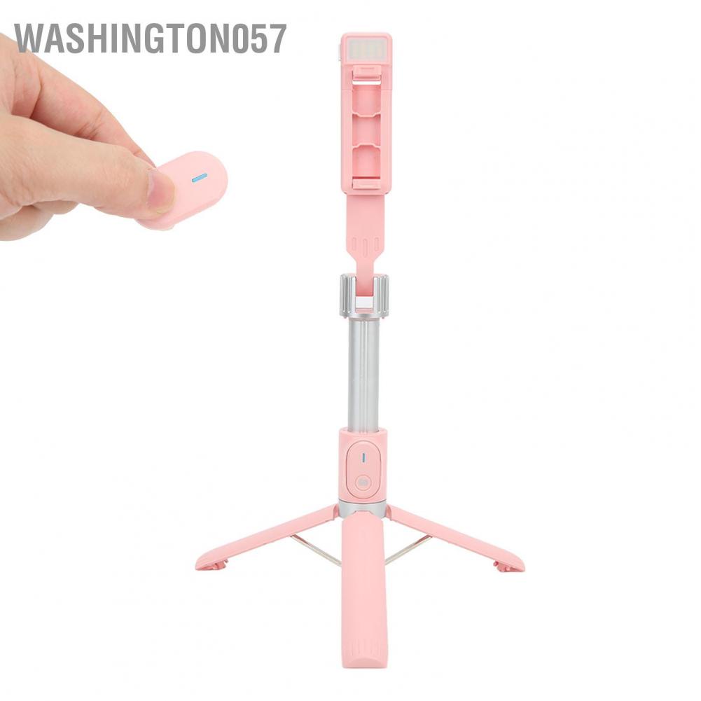 Có thể bán buôn Chân máy gậy tự sướng với ánh sáng lấp đầy 3 chế độ Cấp độ Tay miễn phí điện thoại sạc đứng màu hồng để đi du lịch Washington057 Hàng giao ngay