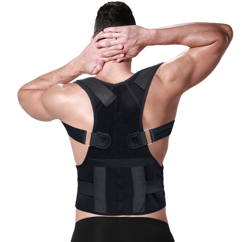 Đai định hình hỗ trợ chỉnh sửa tư thế chống gù lưng/vẹo cột sống/nâng đỡ vai và cột sống giúp giảm đau lưng