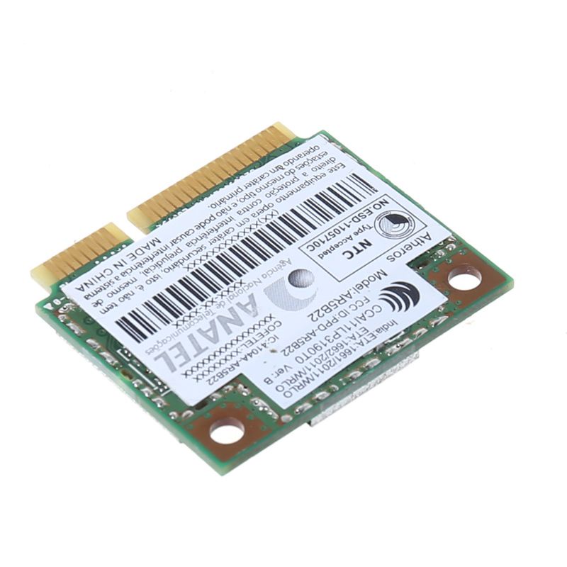 Thẻ Wifi BT4 0 AR9462 AR5B22 WB222 Mini PCIE WLAN Chuyên Dụng
