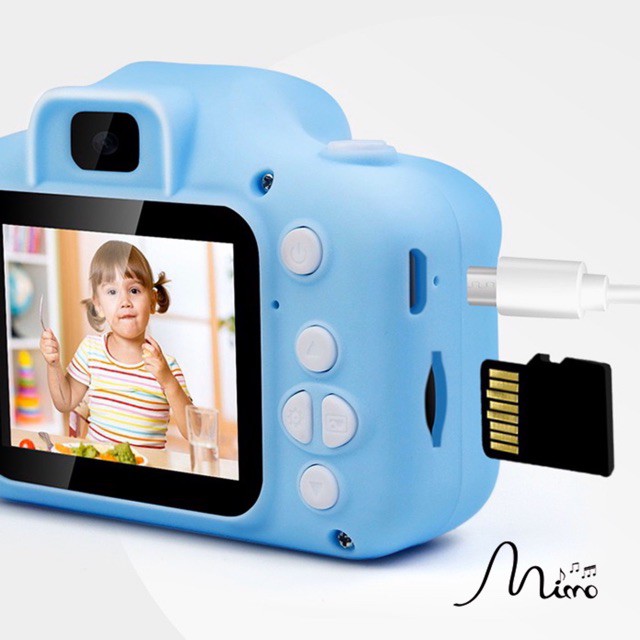 Máy ảnh kỹ thuật số mini 2.0 inch 1080P dùng thẻ nhớ Ngôn ngữ Tiếng Anh (có bảo hành)