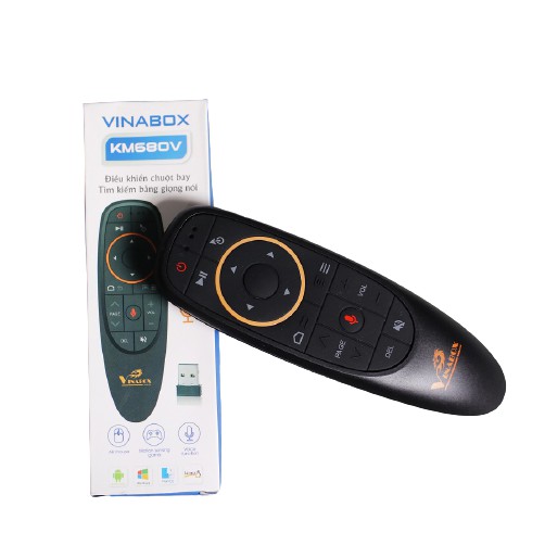 Chuột bay Vinabox KM680 Pro, có tìm kiếm giọng nói - Hàng chính hãng