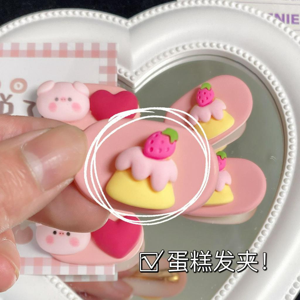 ✨✨Kẹp TóC HìNh BáNh TráI Tim Dễ Thương