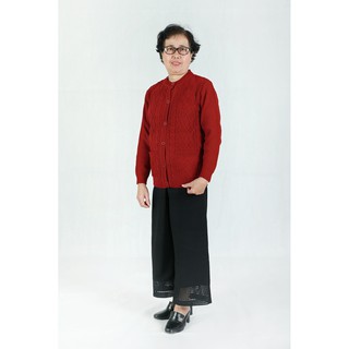 Áo len bà già dài tay trám đôi – h909 - hqlens