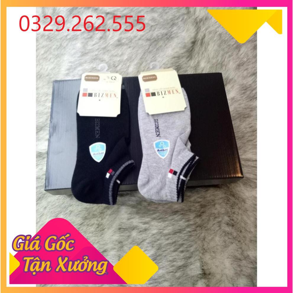(Sale Khủng)  Tất thể thao Bizmen CSP-05 cổ ngắn kháng khuẩn khử mùi