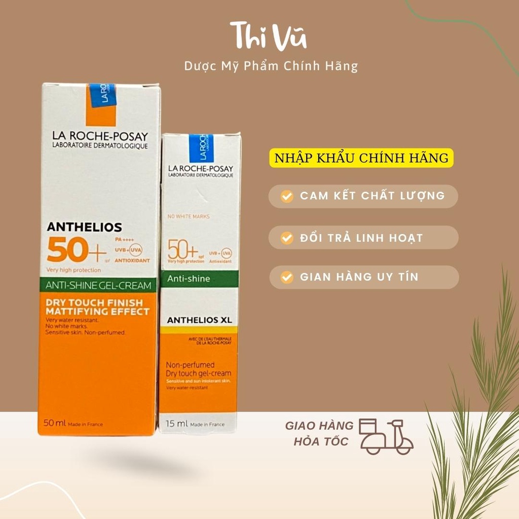Kem chống nắng La roche Posay Anthelios SPF 50+, kem chống nắng cho da dầu - Thi Vũ