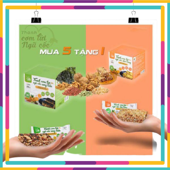 Thanh Cơm Gạo Lứt Ngũ Cốc Chà Bông , Ngũ Cốc Rong Biển Herbslim TRẤN THÀNH , Thơm Ngon Bổ Dưỡng , Hỗ Trợ Giảm Cân [Auth]