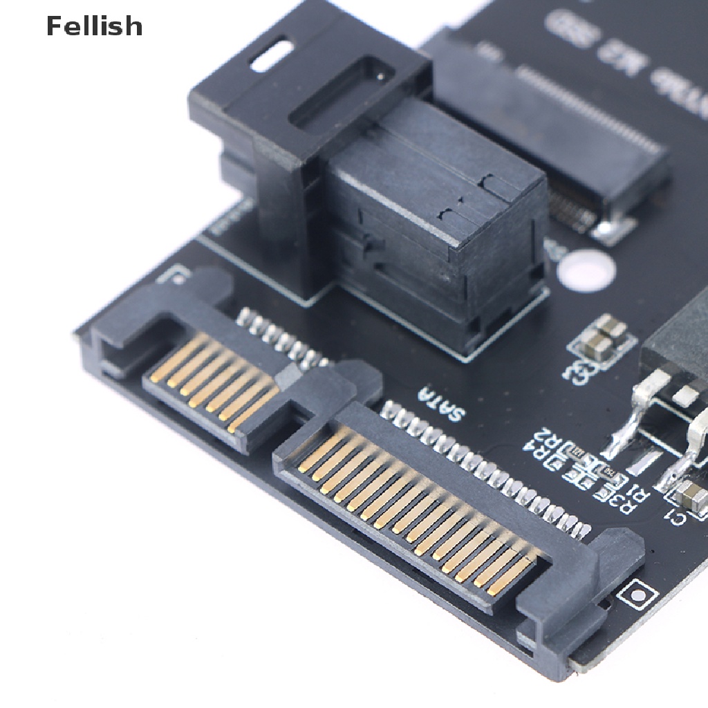 [Fellish] 22Pin SATA M.2 SSD Adapter SFF-8643 to NVMe M.2 NGFF SSD for Mainboard 436VN