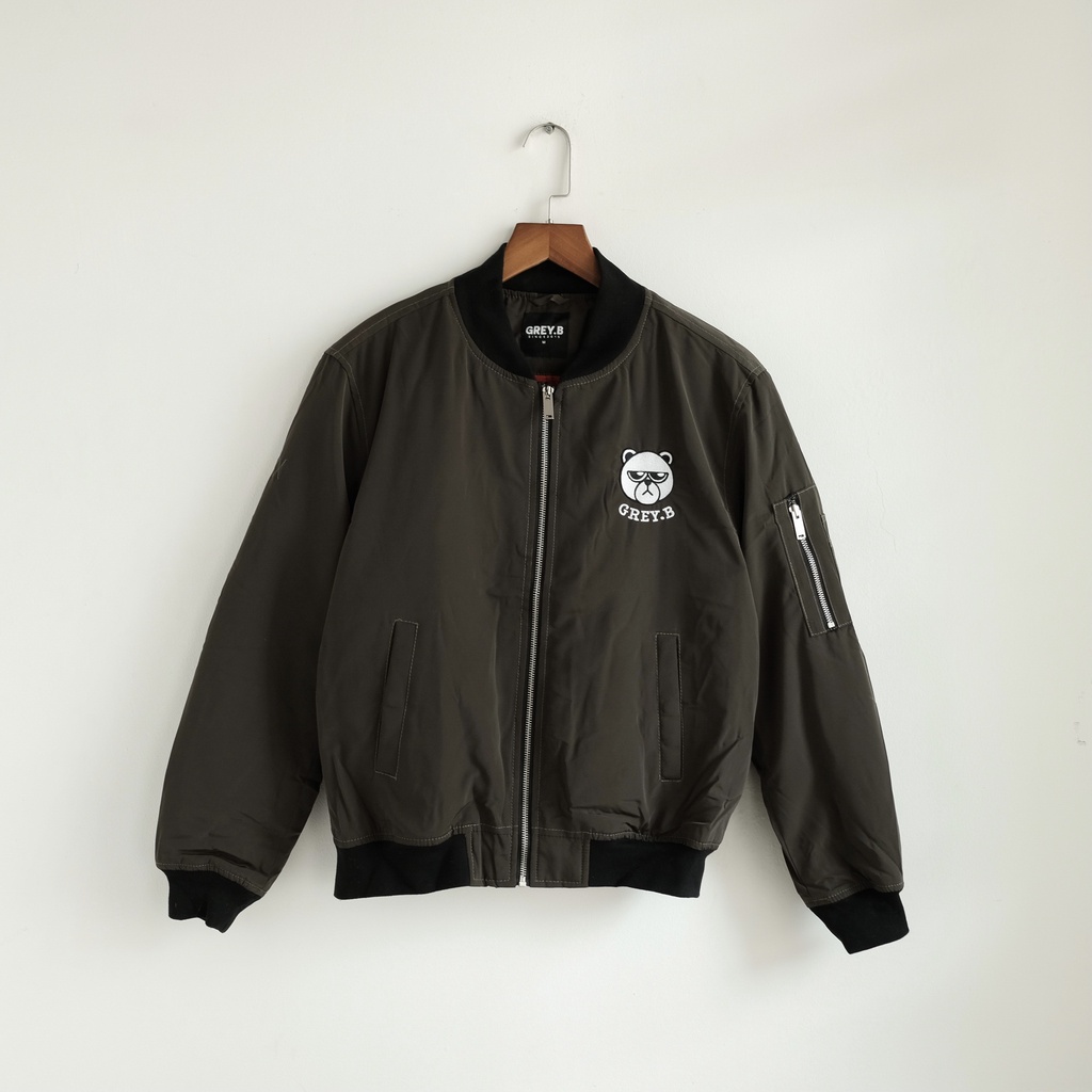 Áo Khoác Gió Bomber GREYB Thêu Logo Nhiều Màu