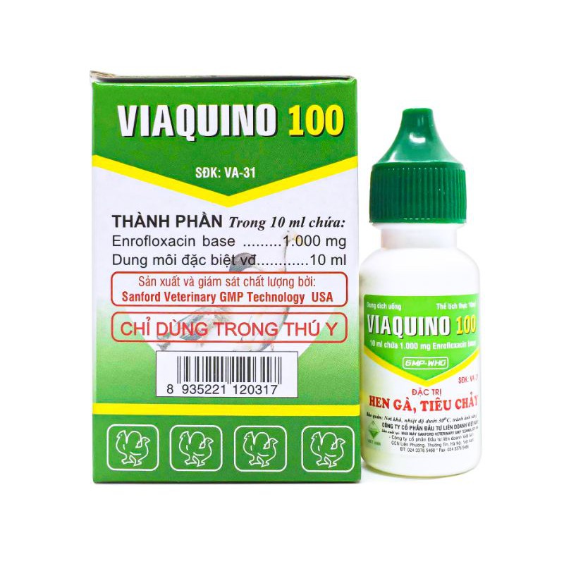 Viaquino 100 cho chim viaquino cho gà đá