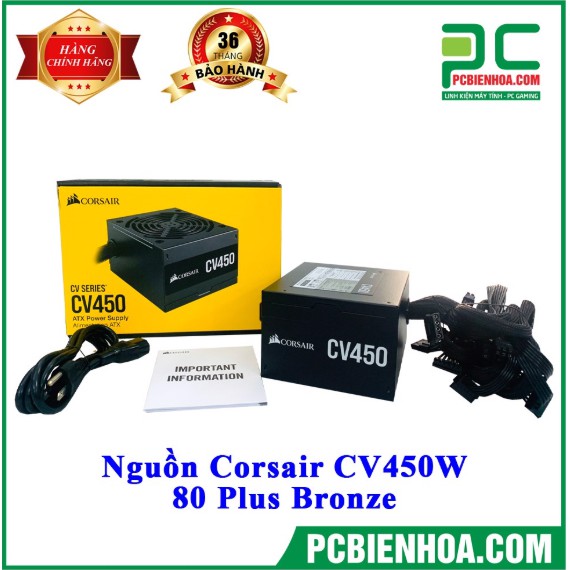 ]Nguồn Corsair CV450 - 80 Plus Bronze