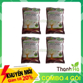 Combo 4 gói Phân bón hữu cơ TRICHODEMA BACILLUS.SP - T32.2