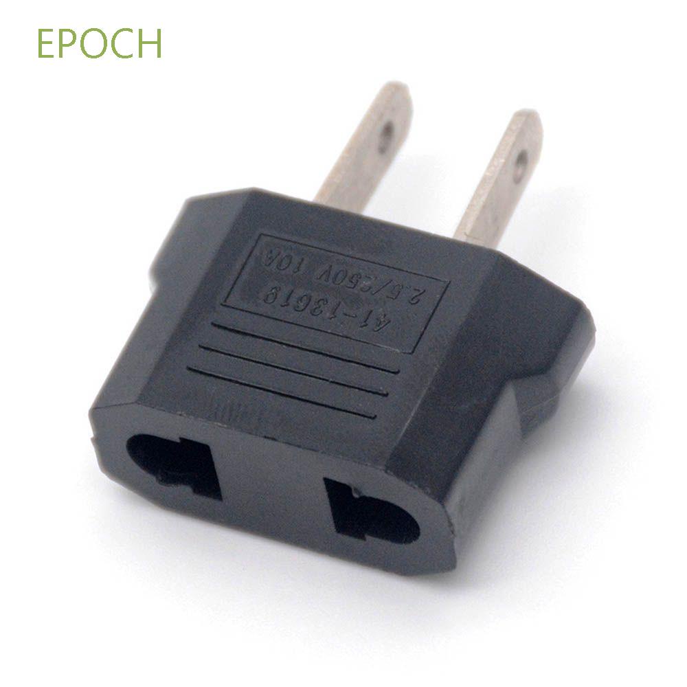 Phích Cắm Chuyển Đổi Nguồn Điện AC EU Sang US USA 2 Pin