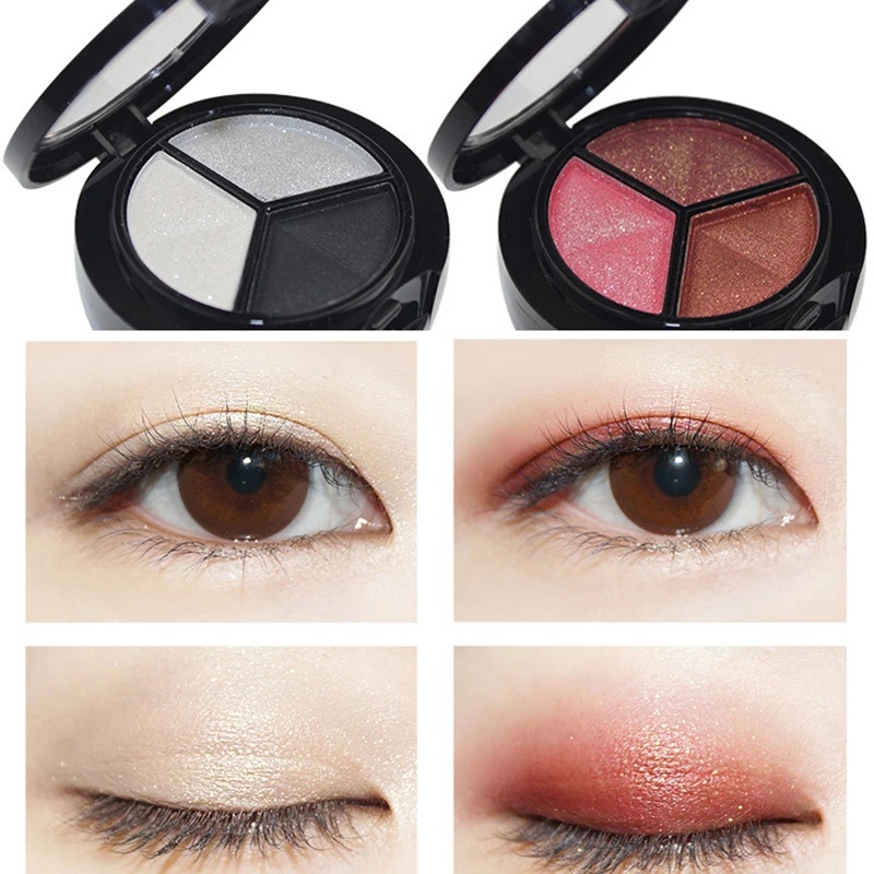 Bảng Phấn Mắt Màu Lì/Nhũ Tông Nude Tự Nhiên Sáng Da Chống Thấm Nước Kèm Cọ Và Gương