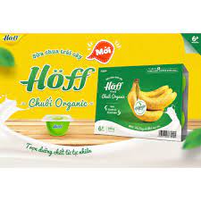 Sữa chua Hoff organic vị chuối