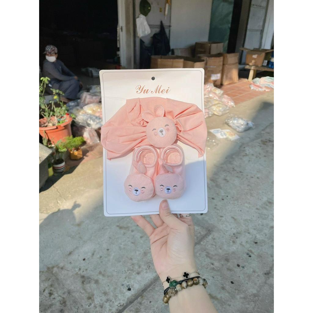 Set Nón Vớ ChicBaby Dễ Thương Cho Bé