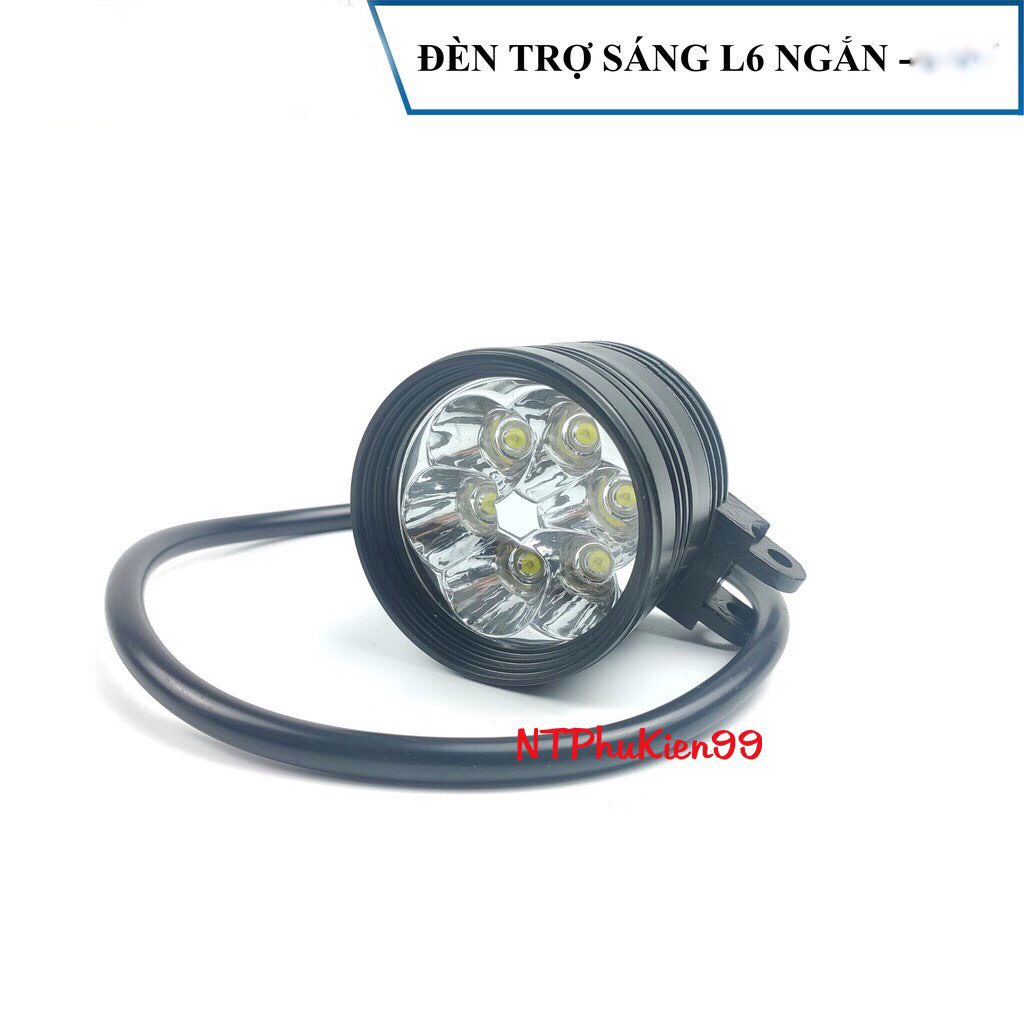 Đèn Trợ Sáng L6 Siêu Sáng 6 Mắt- Chống Nước