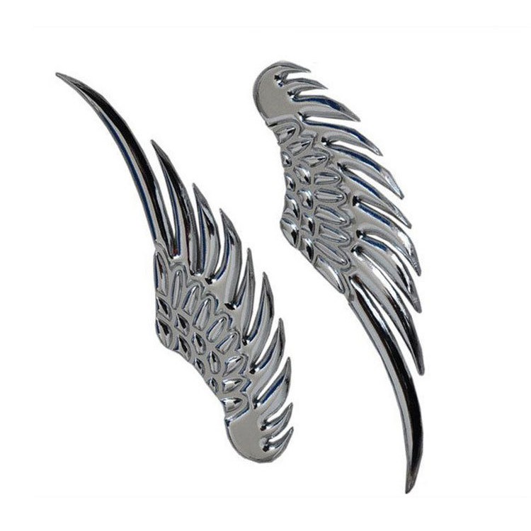 Đôi cánh thiên thần gắn logo xe hơi trang trí chất liệu hợp kim - BỘ 2 CÁNH