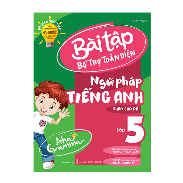 Sách - Grammar Bài tập bổ trợ toàn diện ngữ pháp Tiếng Anh lớp 5 theo chủ đề