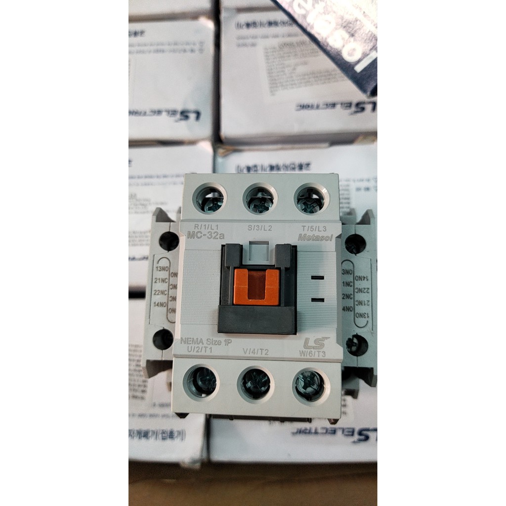 Freeship - Khởi động từ Contactor LS MC-32A 32A 220V Chính hãng