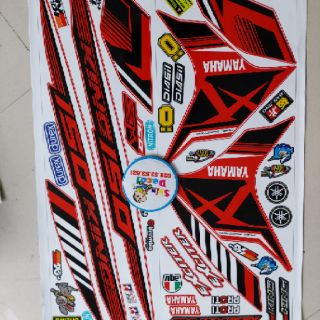 Tem exciter 150 mx king tặng logo