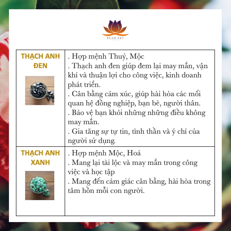 Đá Vụn Mài Nhẵn, Đá Phong Thuỷ, Đá Thanh Tẩy, Tarrot, Trang Trí Nhà S50  - Bead Art