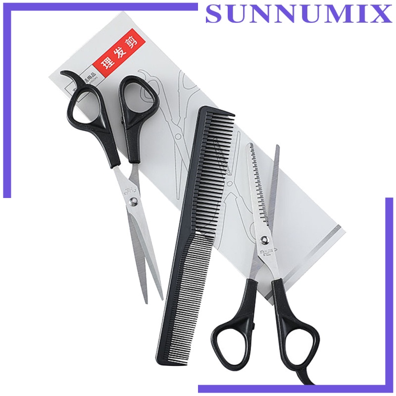 Kéo Cắt Tóc Kèm Lược Chuyên Dụng Cho Salon Làm Tóc