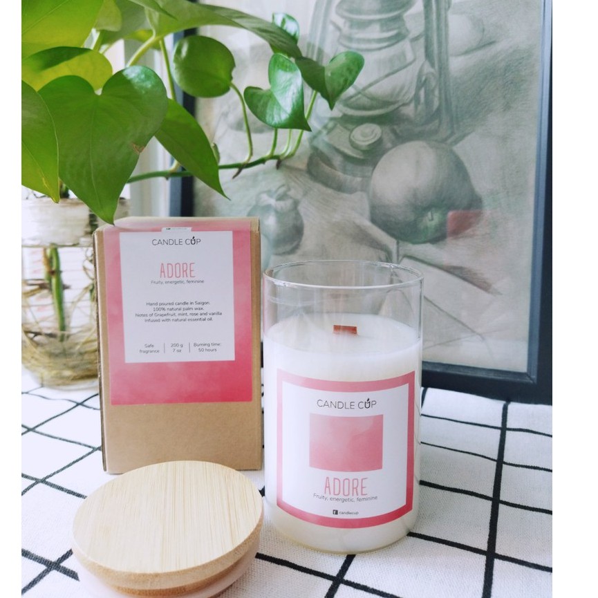 [GIAO HOẢ TỐC ] Nến Thơm Candle Cup ✅ 100% Từ thiên nhiên - không khói