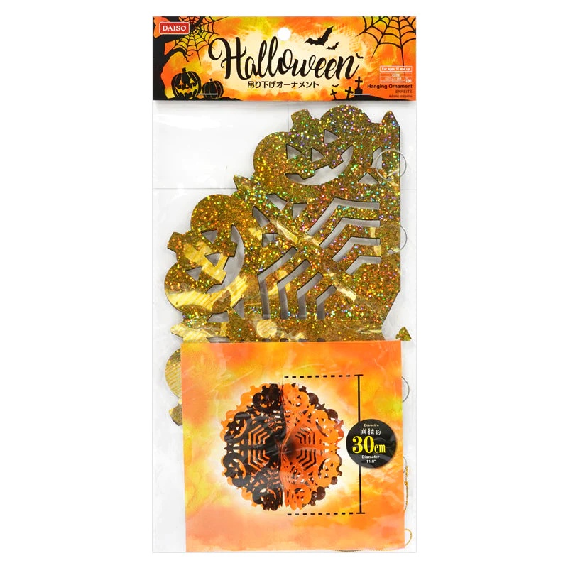 Daiso Halloween Bông Treo Trang Trí đường kính 30cm