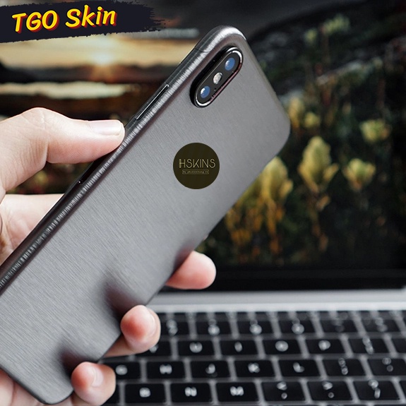 Miếng dán Skin nhôm xước cao cấp Oracal iPhone 14 Pro Max / 13 Pro Max / 12 Pro Max / 11 Pro Max / Xs Max  full viền