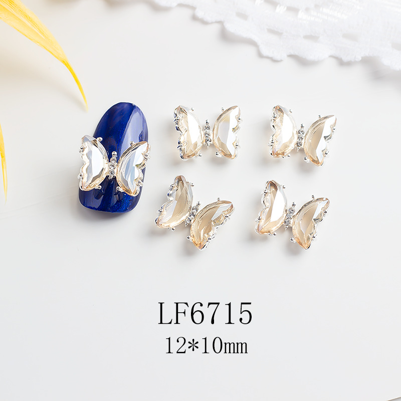 [Hàng mới về] Nhãn dán trang trí móng tay hình bướm sang trọng nghệ thuật