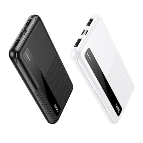 Sạc dự phòng HOCO J75 10000mAh, đầu ra 2 cồng USB nhanh , Có đèn Led báo dung lượng pin [ BH 6 THÁNG ]