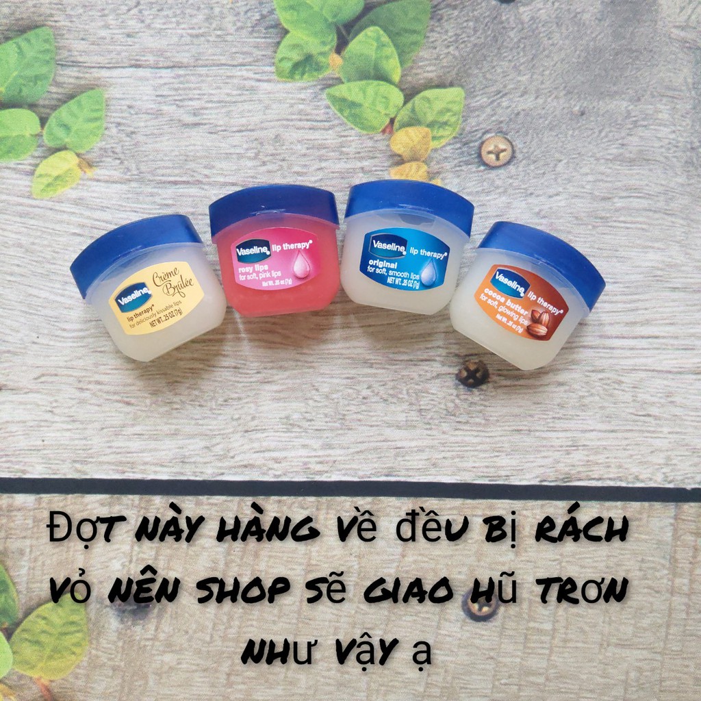 ( Bill Mỹ) Son dưỡng môi Vaseline