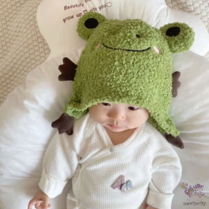 Mũ len hình động vật dễ thương ấm áp cho bé gái