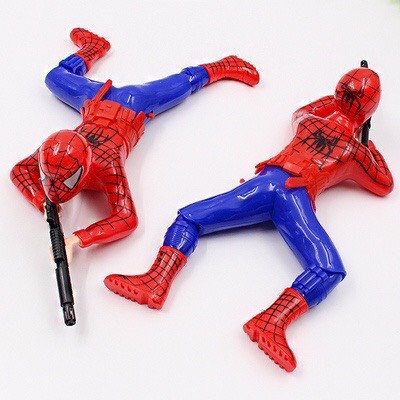 Siêu Nhân Đồ Chơi Spider man Người Nhện Lắp Pin Trườn Bò được #611-1