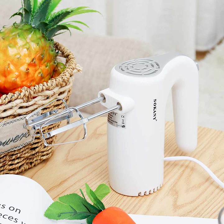 Máy đánh trứng, kem, bơ cầm tay Sokany công suất 500w mạnh mẽ