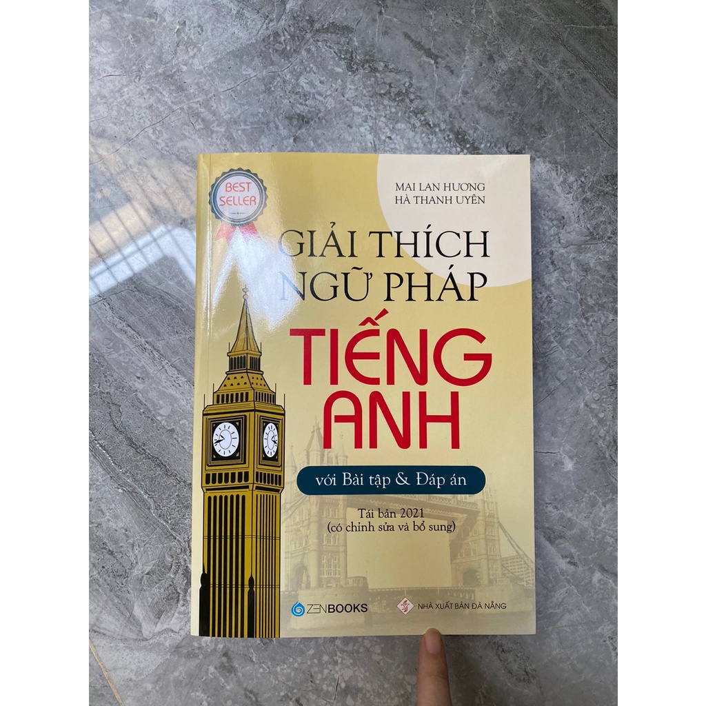 Sách - Combo Ngữ Pháp Tiếng Anh và Giải thích Ngữ Pháp Tiếng Anh Tác Giả Mai Lan Hương Tặng Kèm Bookmark