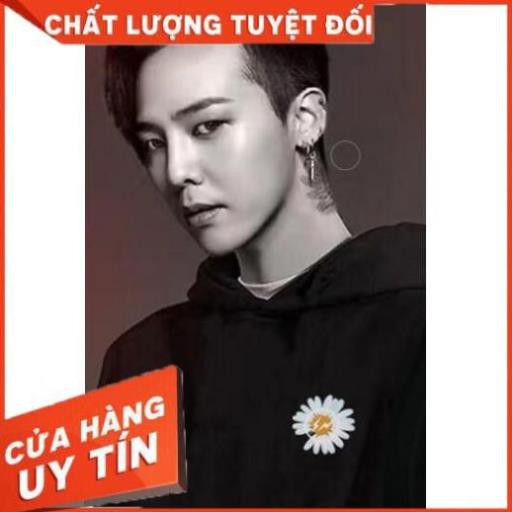 HÓT - [FREESHIP-KEM ẢNH THẬT] Áo Hoodie Nỉ Hình HOA CÚC G-DRAGON CỰC ĐẸP _ MÃ 75 hình in cực chất.