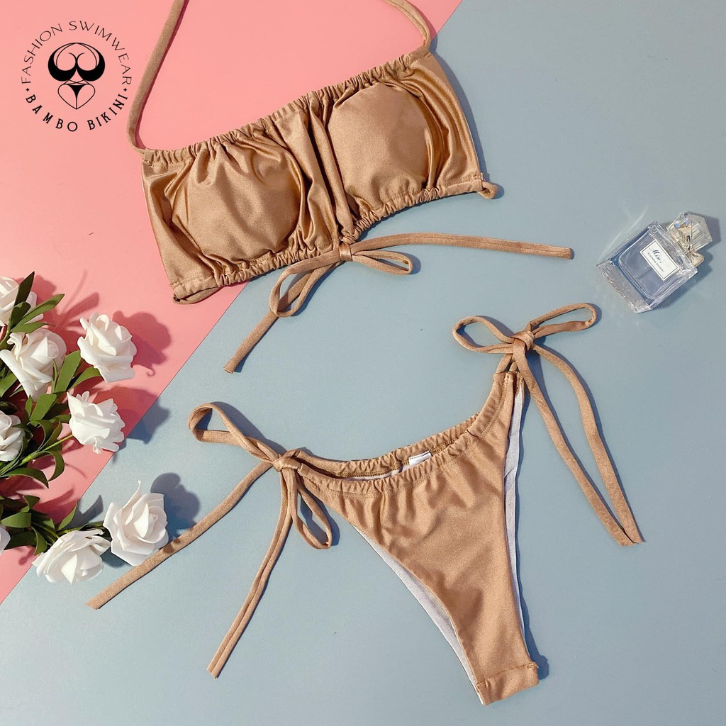 BIKINI HAI MẢNH 2 DÂY NHÚN SEXY .(B0027) | BigBuy360 - bigbuy360.vn