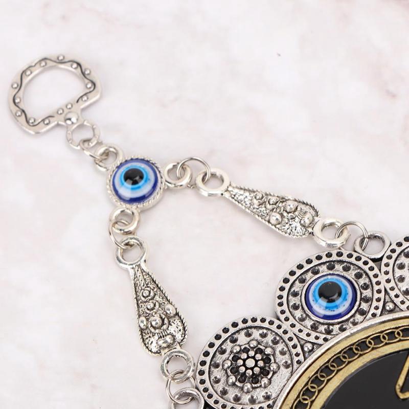 Mặt dây đeo Evil Eye màu xanh may mắn thiết kế độc đáo