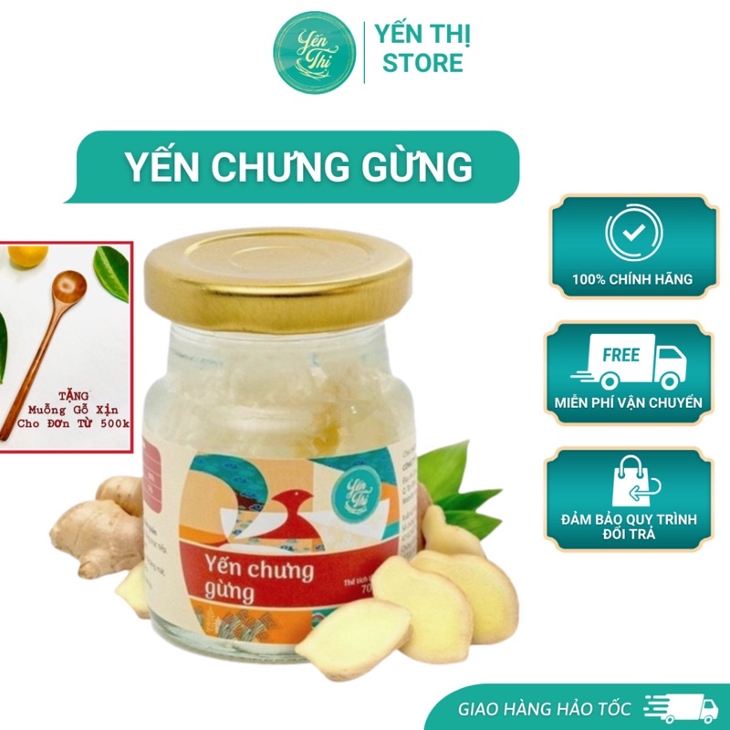 Yến Thị-chưng vị gừng-gói quà tặng-30% Yến Sào Khánh Hoà