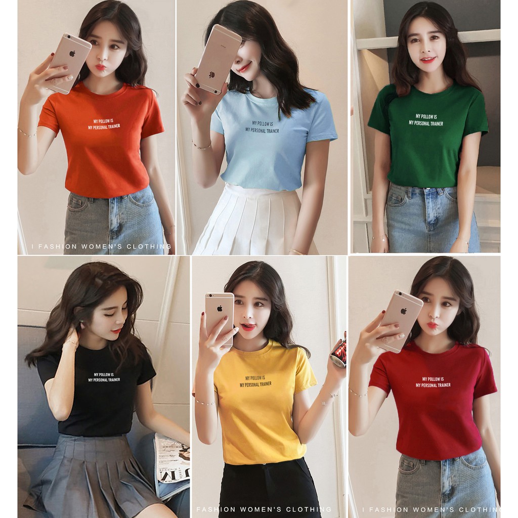 Áo thun thái áo thun nữ form ôm | BigBuy360 - bigbuy360.vn