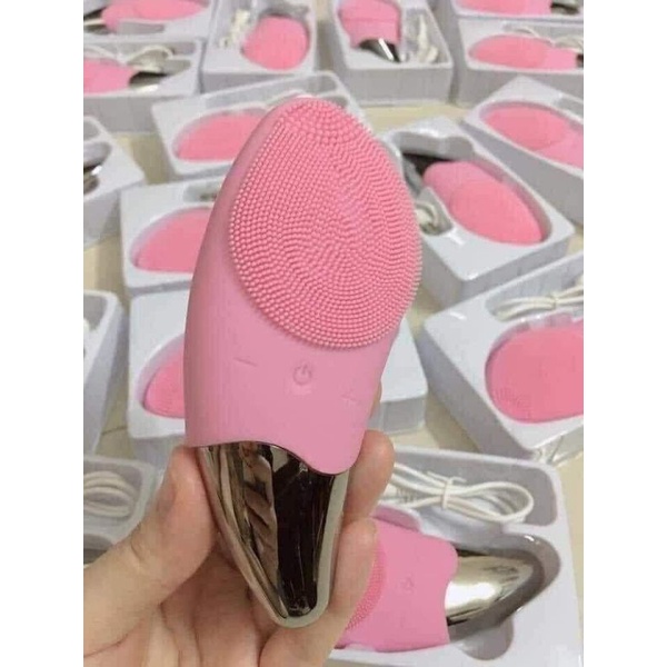 Máy rửa mặt SONIC hình trái xoài massage sạch sâu