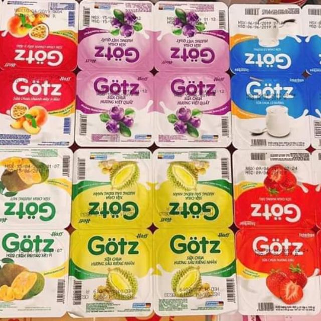 Sữa chua gotz mix vị date mới tinh
