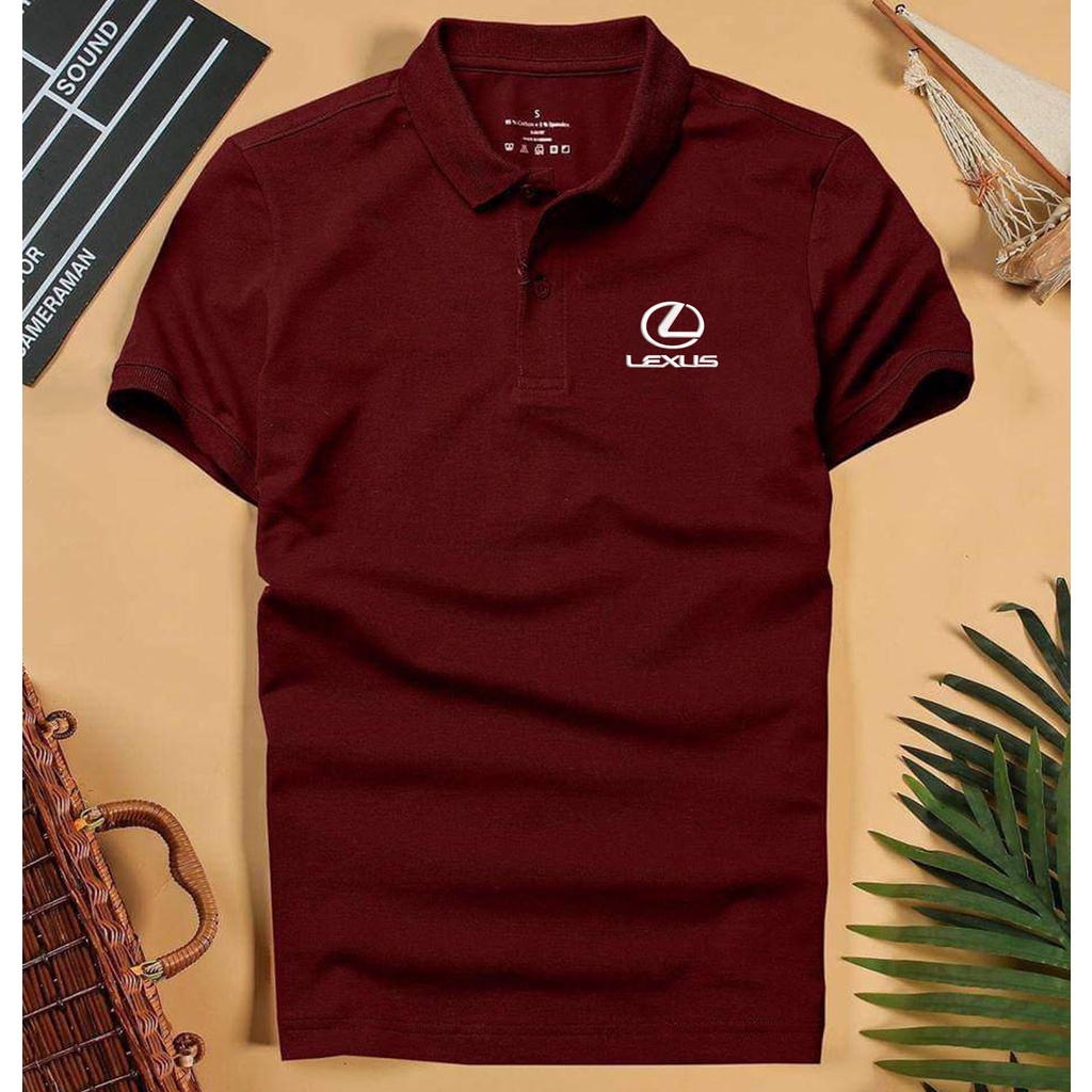 |LOGO THÊU| Áo thun Polo LEXUS Cao Cấp - Polo có cổ Logo Hãng Xe Ô tô nhiều màu Sang Trọng