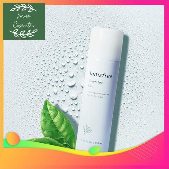 [Hàng Chính Hãng]  XIT KHOÁNG INNISFREE TRÀ XANH 150ML | BigBuy360 - bigbuy360.vn